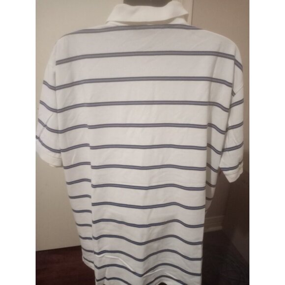 Vintage Polo Ralph Lauren Shirt Men’s 3XL Big White Blue Pony Logo Preppy Y2K - Picture 7 of 13